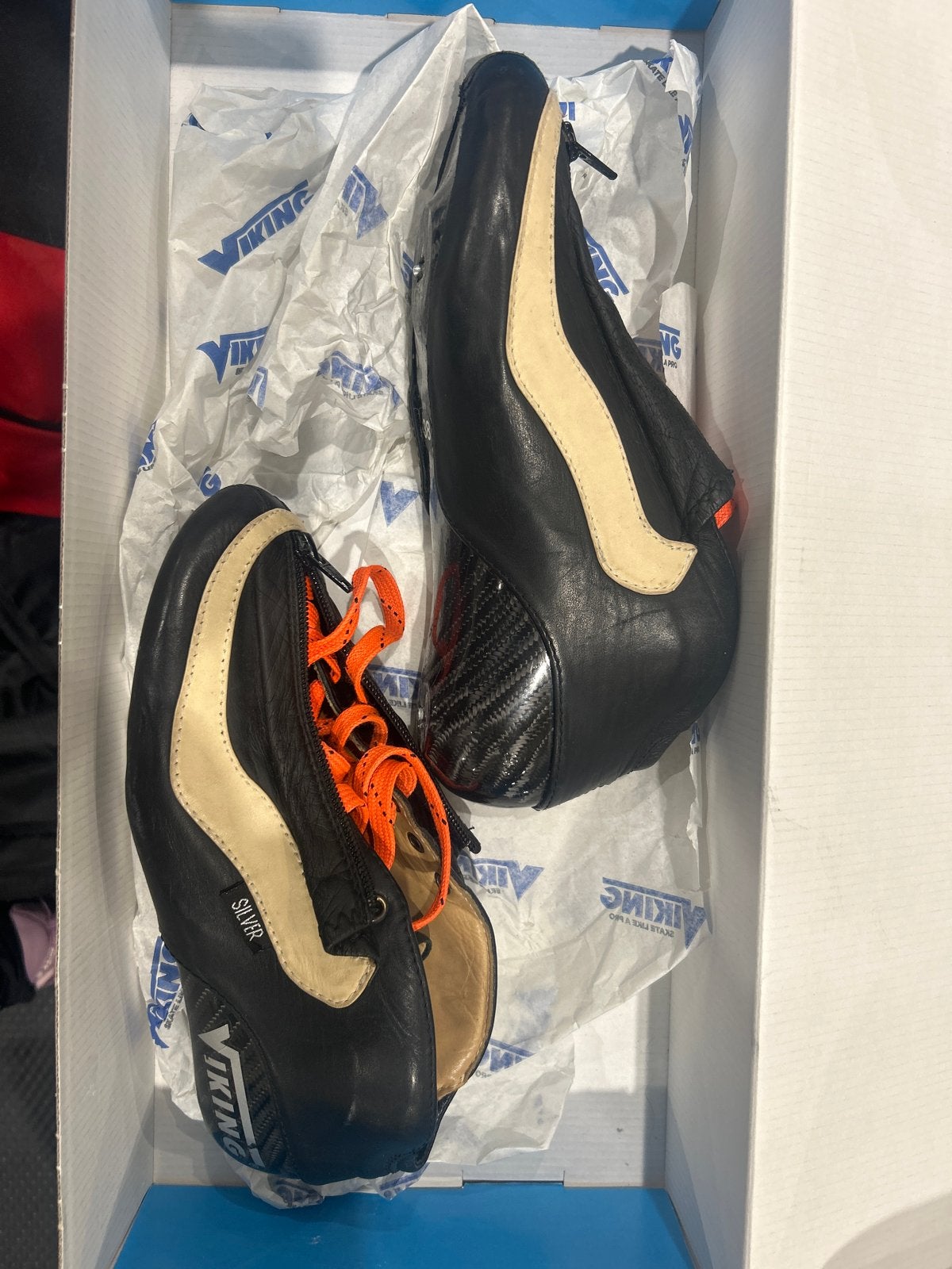 Viking Silver schaatsschoenen  maat 38- Zo goed als nieuw, Ophalen, Zo goed als nieuw, Viking