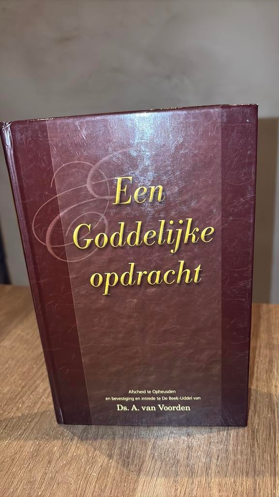 KR Een Goddelijke opdracht Ds A van Voorden, Ophalen of Verzenden, Gelezen