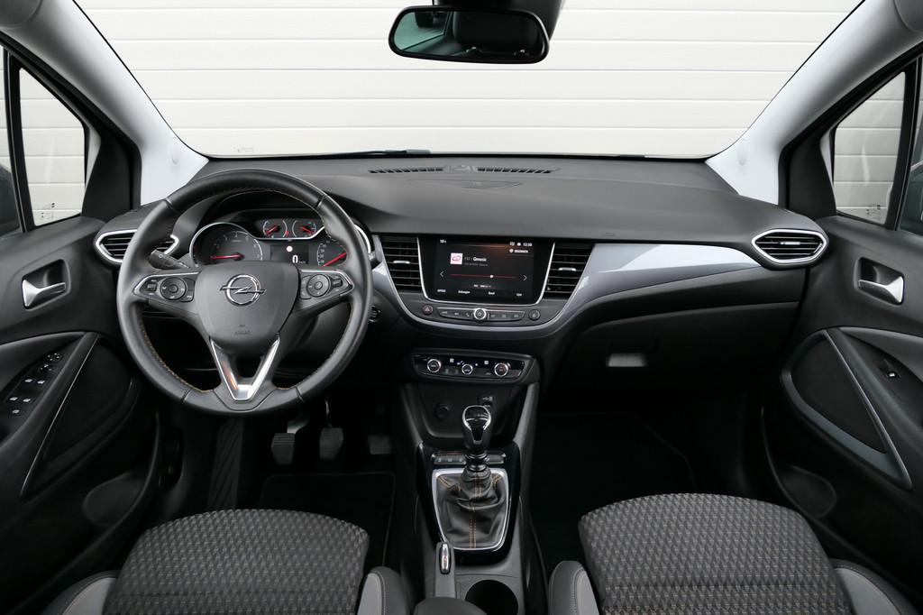 Opel Crossland X 1.2 Turbo Innovation |Navi|Clima|Camera|PDC, Gebruikt, 1199 cc, Met garantie (alle), Leder en Stof
