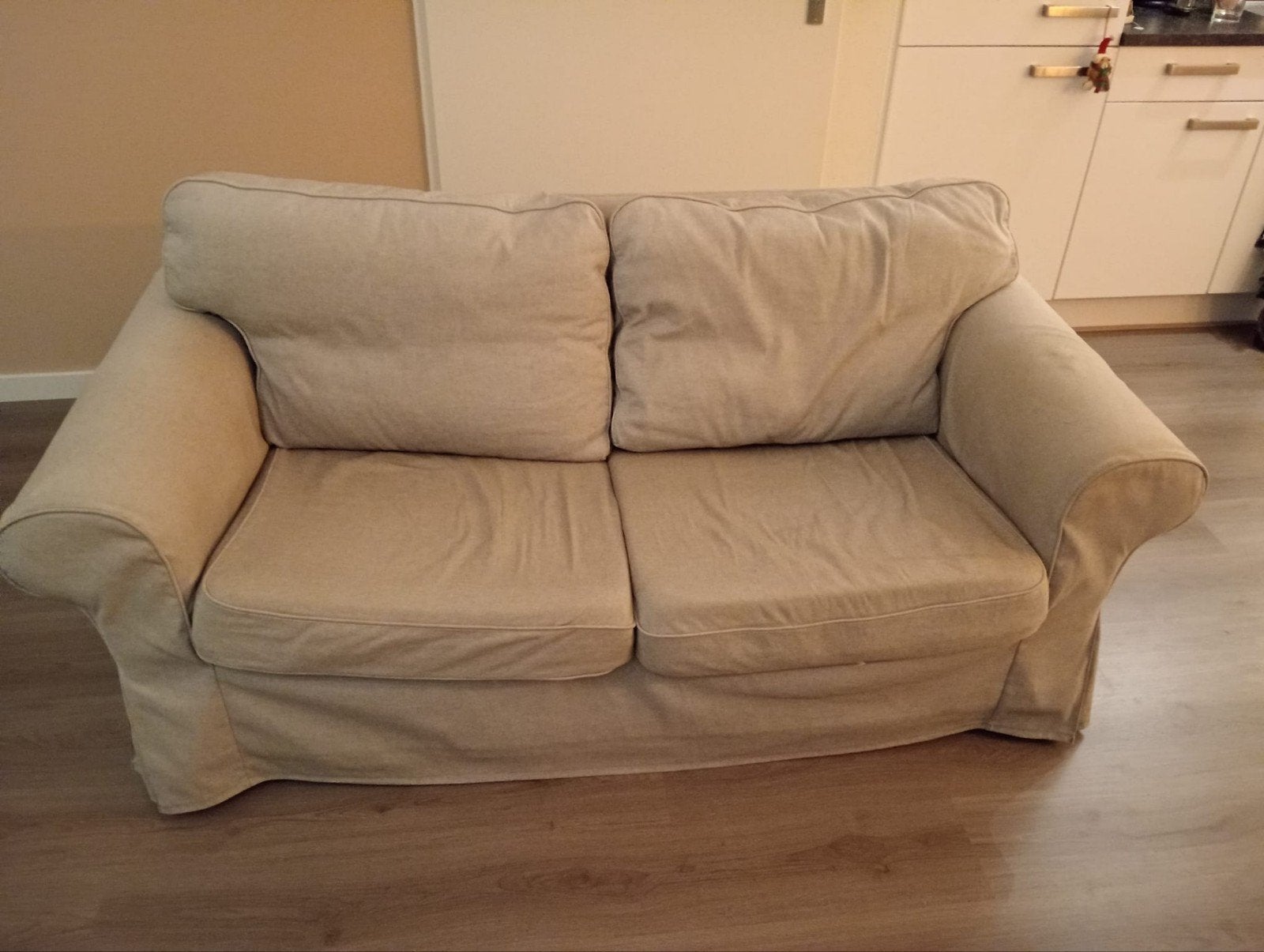 Gebruikt tweepersoonsbankstel, Huis en Inrichting, Banken | Bankstellen, Gebruikt, 150 tot 200 cm, Tweepersoons, 75 tot 100 cm