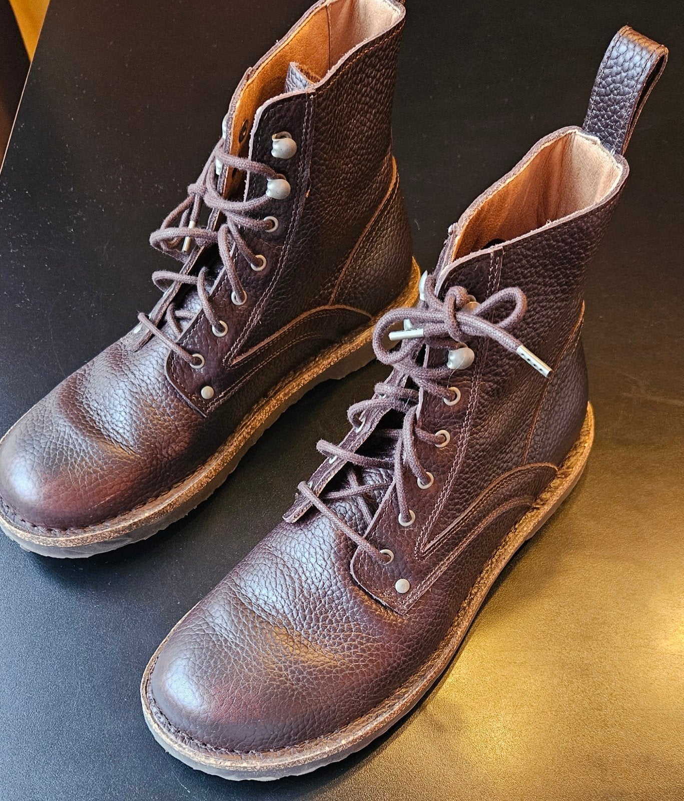 Nieuwe Birkenstock laarsjes Bryson mt 43, Bruin, Lage of Enkellaarzen, Nieuw, Ophalen of Verzenden