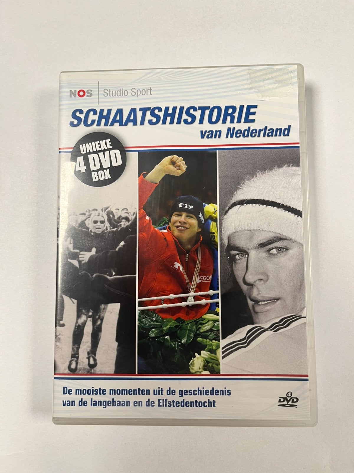 Schaatshistorie van Nederland (NOS studio sport) NL-DVD, Alle leeftijden, Nederlands, Zo goed als nieuw, Sport