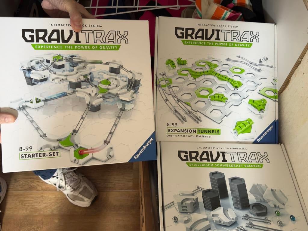GraviTrax Starter-Set en Uitbreiding Tunnels, Ophalen of Verzenden, Zo goed als nieuw, Bouwen