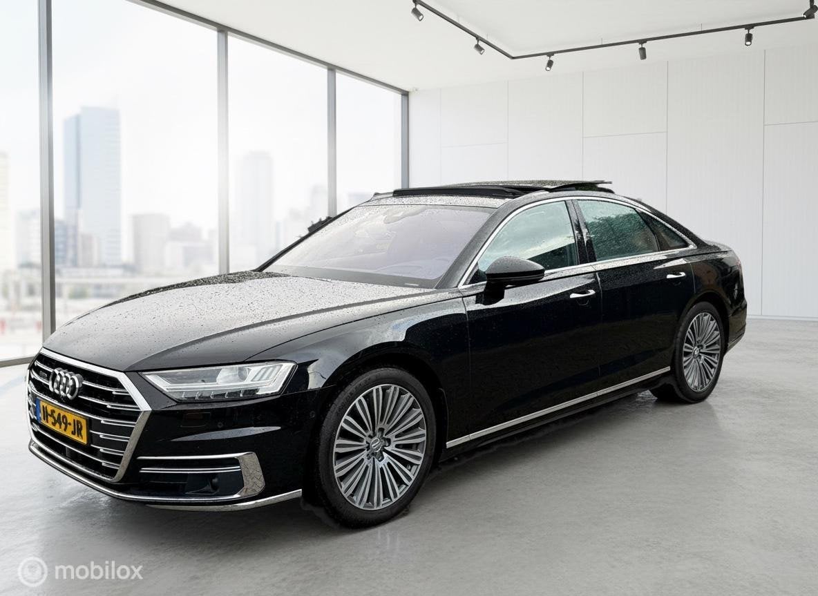 Audi A8 55 TFSI quattro Lang Camera|Head|Pano|Led, Gebruikt, Euro 6, 2995 cc, Adaptive Cruise Control