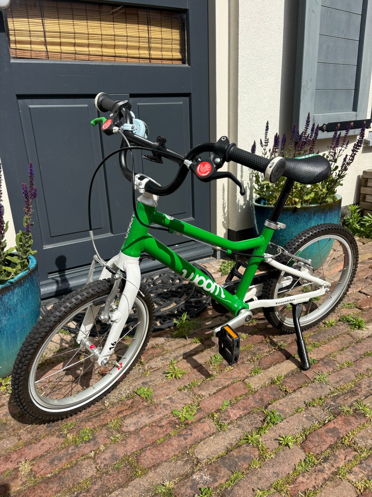 Woom 3 kinderfiets - Zeer goede staat, Fietsen en Brommers, Ophalen, Zo goed als nieuw, Velgrem, 16 tot 20 inch