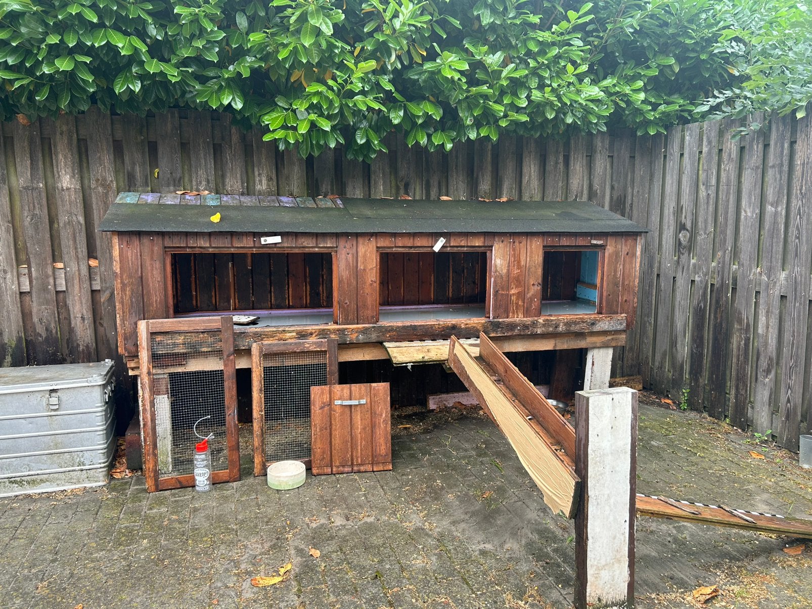 Groot houten konijnenhok, Ophalen, 90 cm of meer, Konijn, Hok