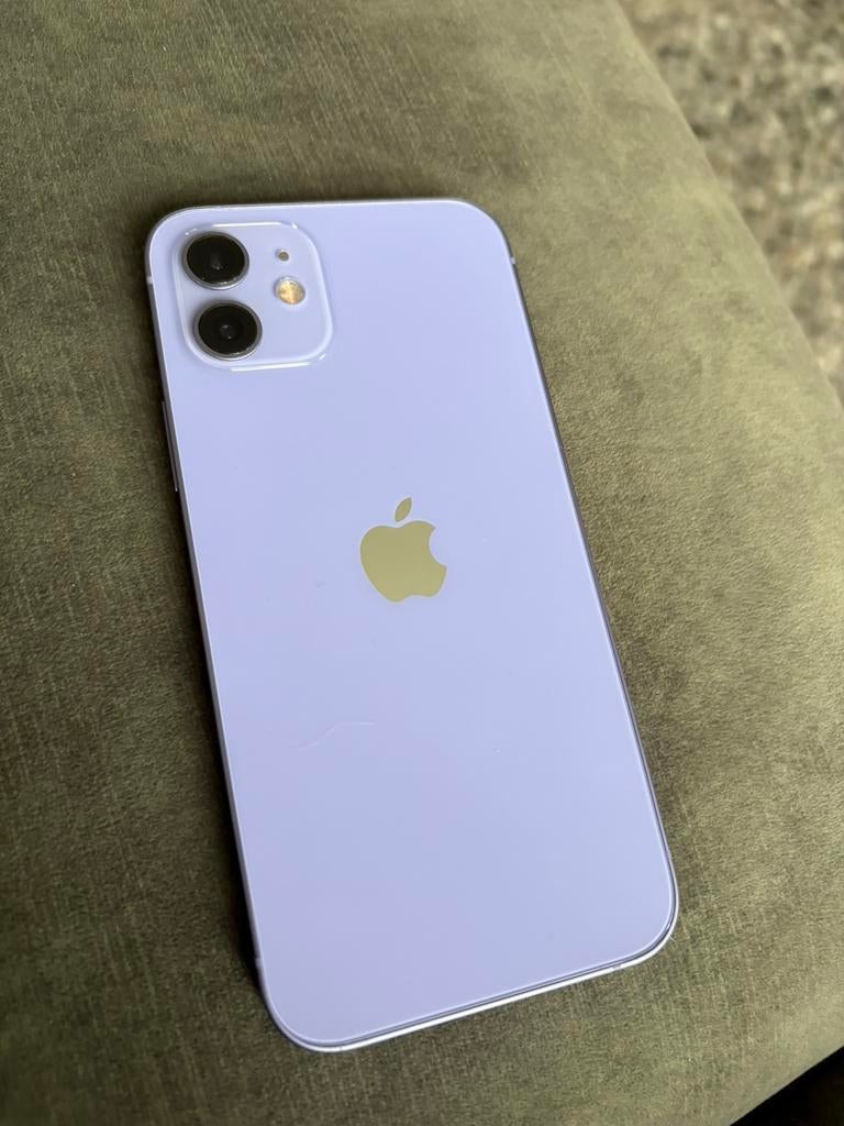 Apple Iphone 12 - 64GB Paars, Ophalen, Paars, Zo goed als nieuw, Zonder simlock