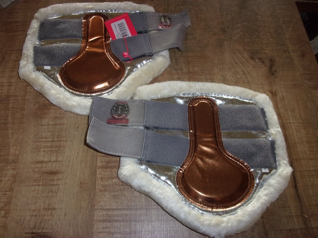 Faux Fur boots been beschermers S bont Zilver pony, Overige merken, Ademend, Nieuw, Ophalen of Verzenden