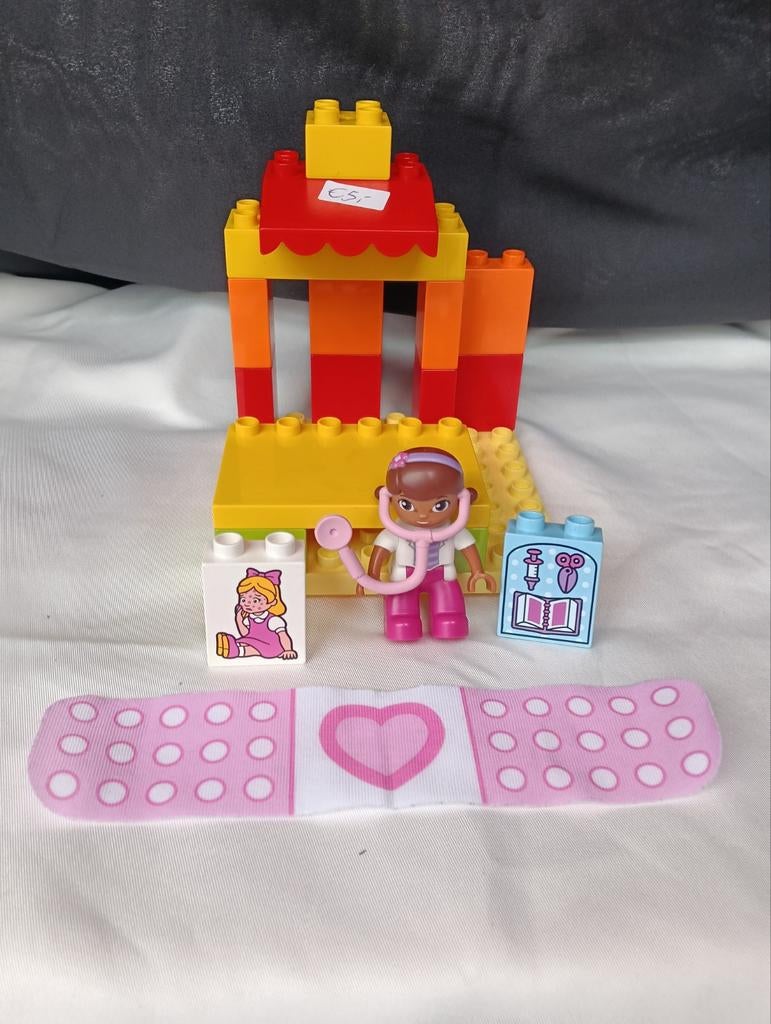 Duplo Poppendokter set met poppetje en accessoires, Overige thema's, Aastvej 1, 7190 Billund, Denmark, Ophalen of Verzenden, Zo goed als nieuw