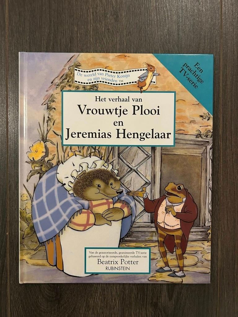 Vrouwtje Plooi en Jeremias Hengelaar - Beatrix Potter, Boeken, Ophalen of Verzenden, Zo goed als nieuw, Fictie algemeen, Voorleesboek