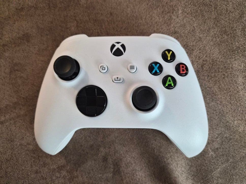 Xbox Controller Wit met TMR Sticks, Ophalen of Verzenden, Zo goed als nieuw, Controller, Xbox One