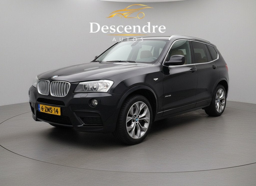 BMW X3 xDrive35d HE M Sport MOTOR SCHADE (bj 2013), Auto's, BMW, Automaat, Euro 5, Gebruikt, Zwart