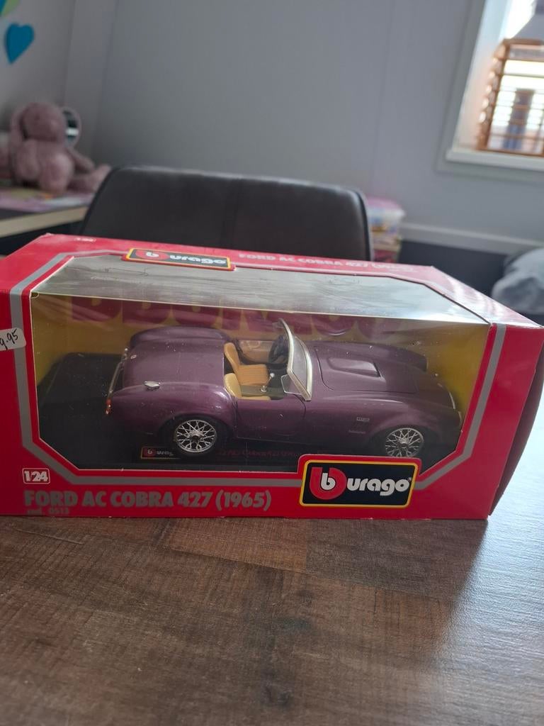 Ford cobra 65, Ophalen of Verzenden, Zo goed als nieuw, Bburago