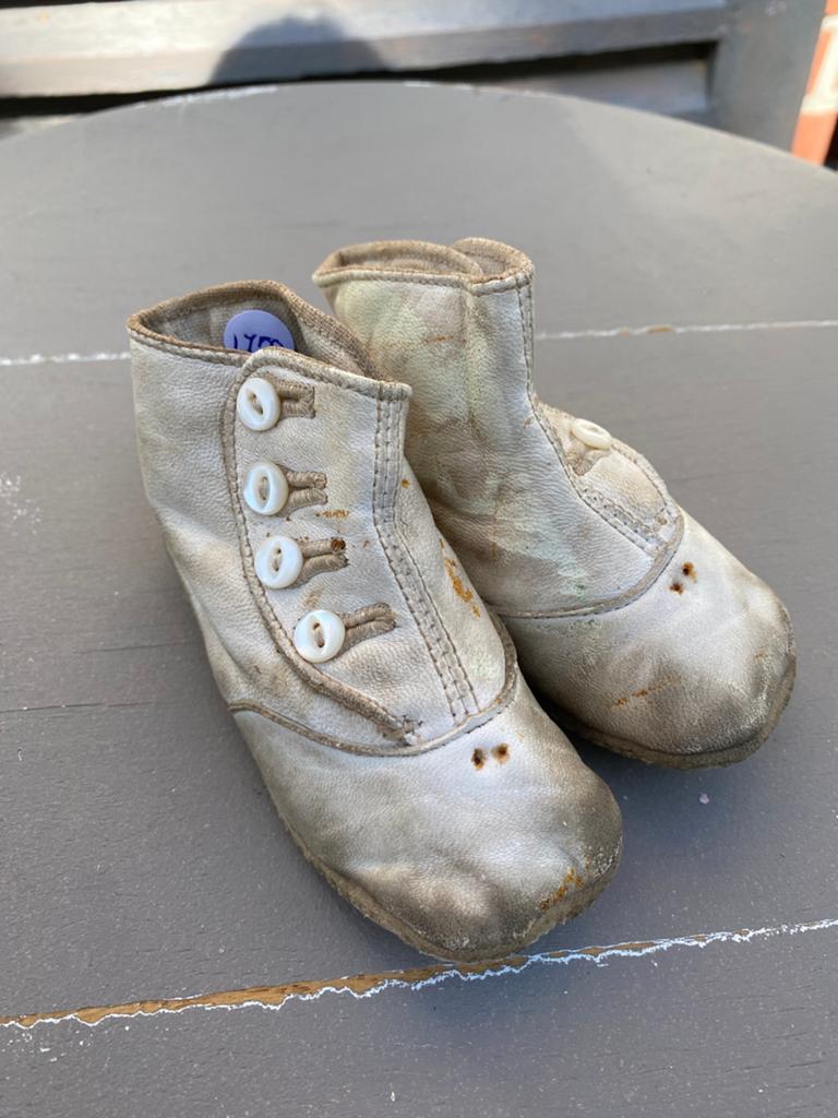 Antieke Schoentjes, Kinderschoenen, Brocante, Ophalen