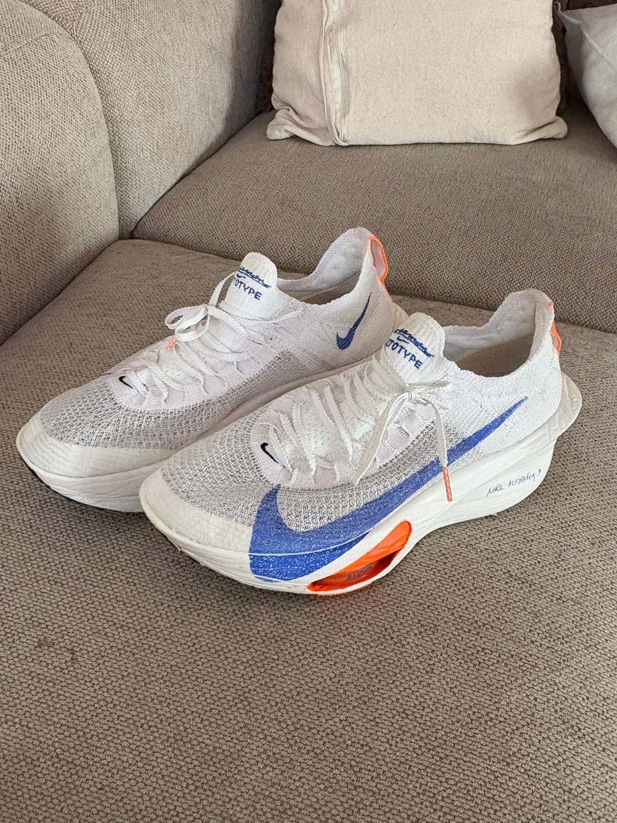 Nike Air Zoom Alphafly 3 blueprint pack 44,5, Sport en Fitness, Loopsport en Atletiek, Ophalen of Verzenden, Zo goed als nieuw