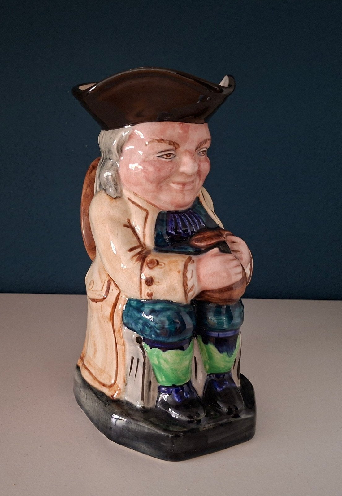 Grote Engelse antieke Toby jug, Ophalen of Verzenden