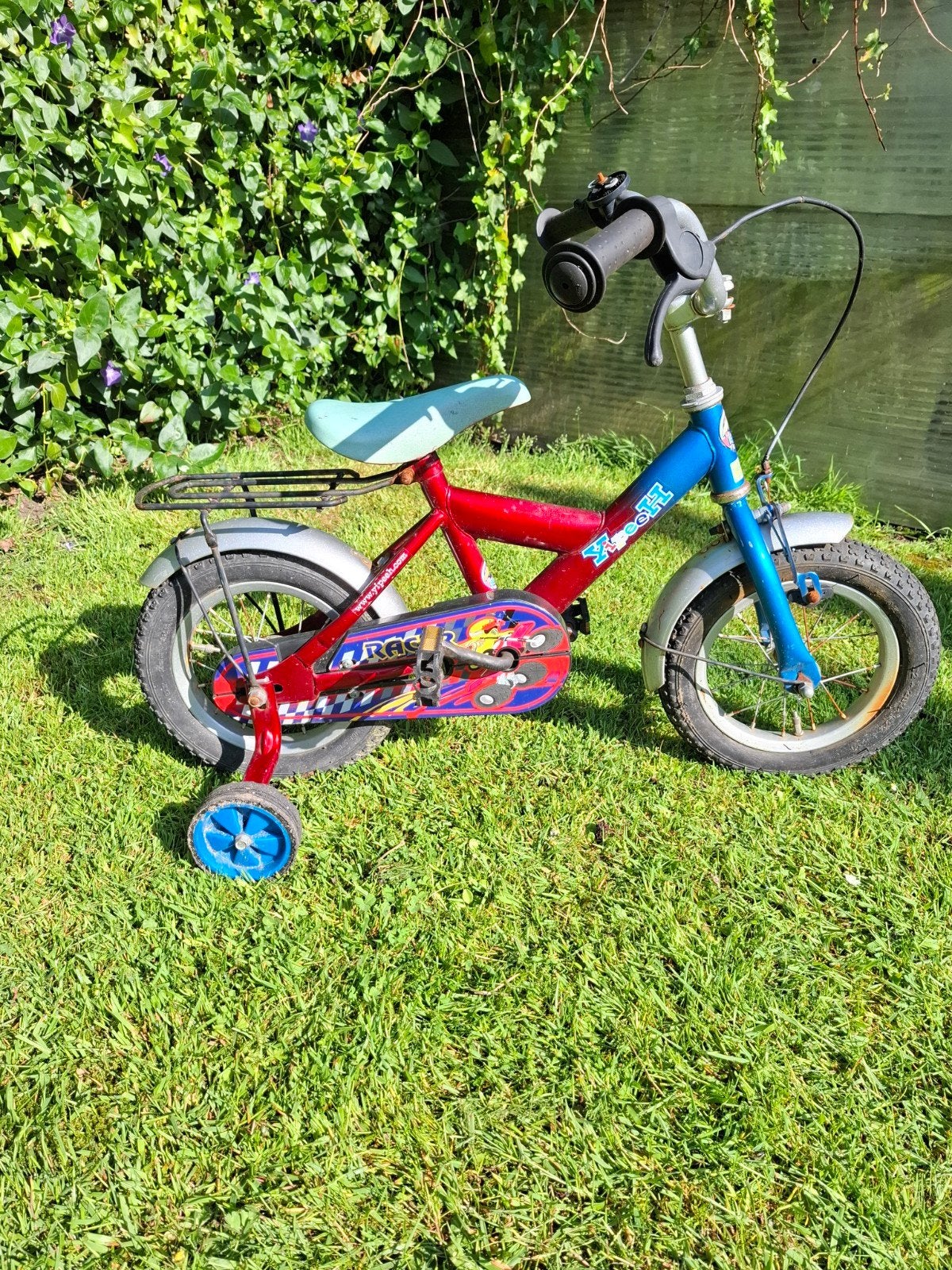 Jongensfiets 12 inch, Ophalen, Terugtraprem, Zijwieltjes, Gebruikt