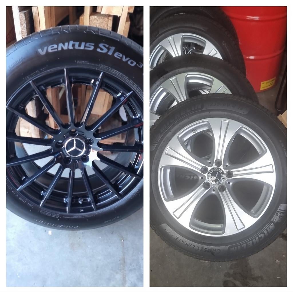 Mercedes-Benz GLC-Klasse 18 inch velgen.set 2 19inch, Auto-onderdelen, Banden en Velgen, Ophalen, 18 inch, Gebruikt, Banden en Velgen