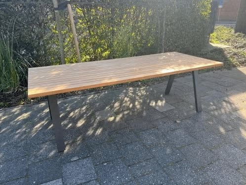 Nieuw 4 Seasons Outdoor Ambassador Teak hout tuin tafel 280, Ophalen of Verzenden, Nieuw, Rechthoekig, Teakhout