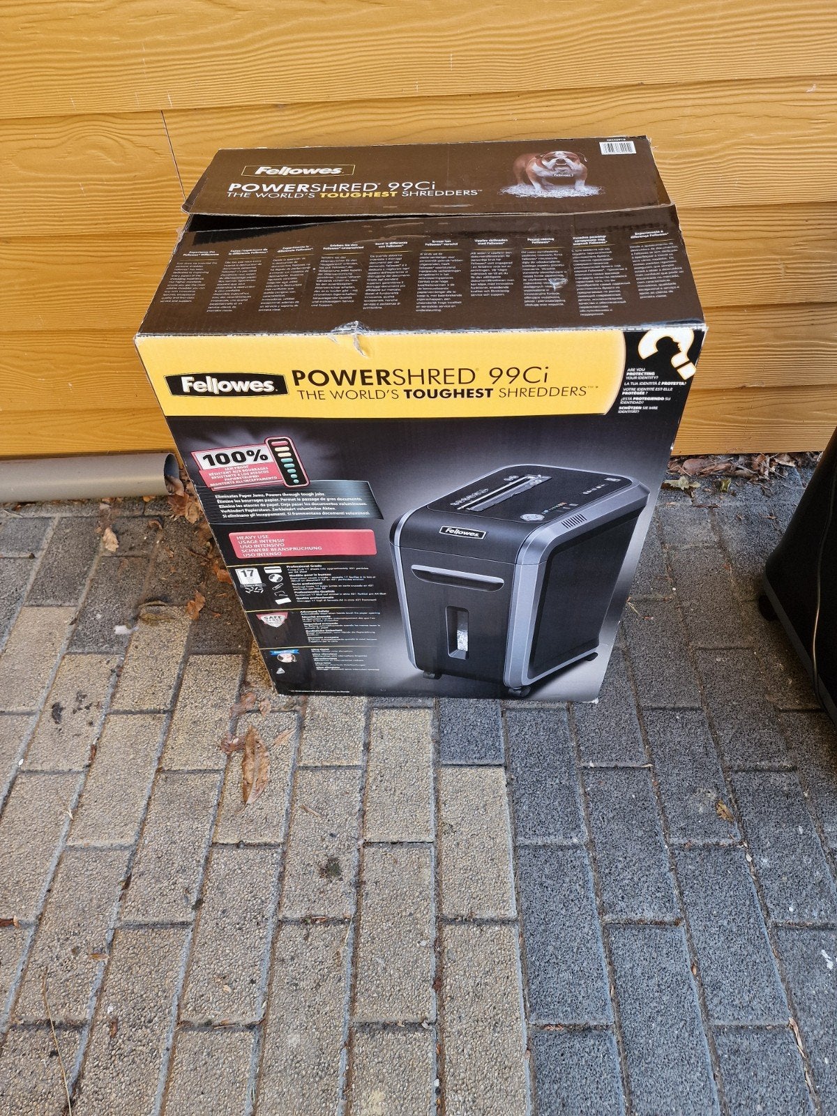 papiervernietiger Fellowes, Ophalen, Nieuw