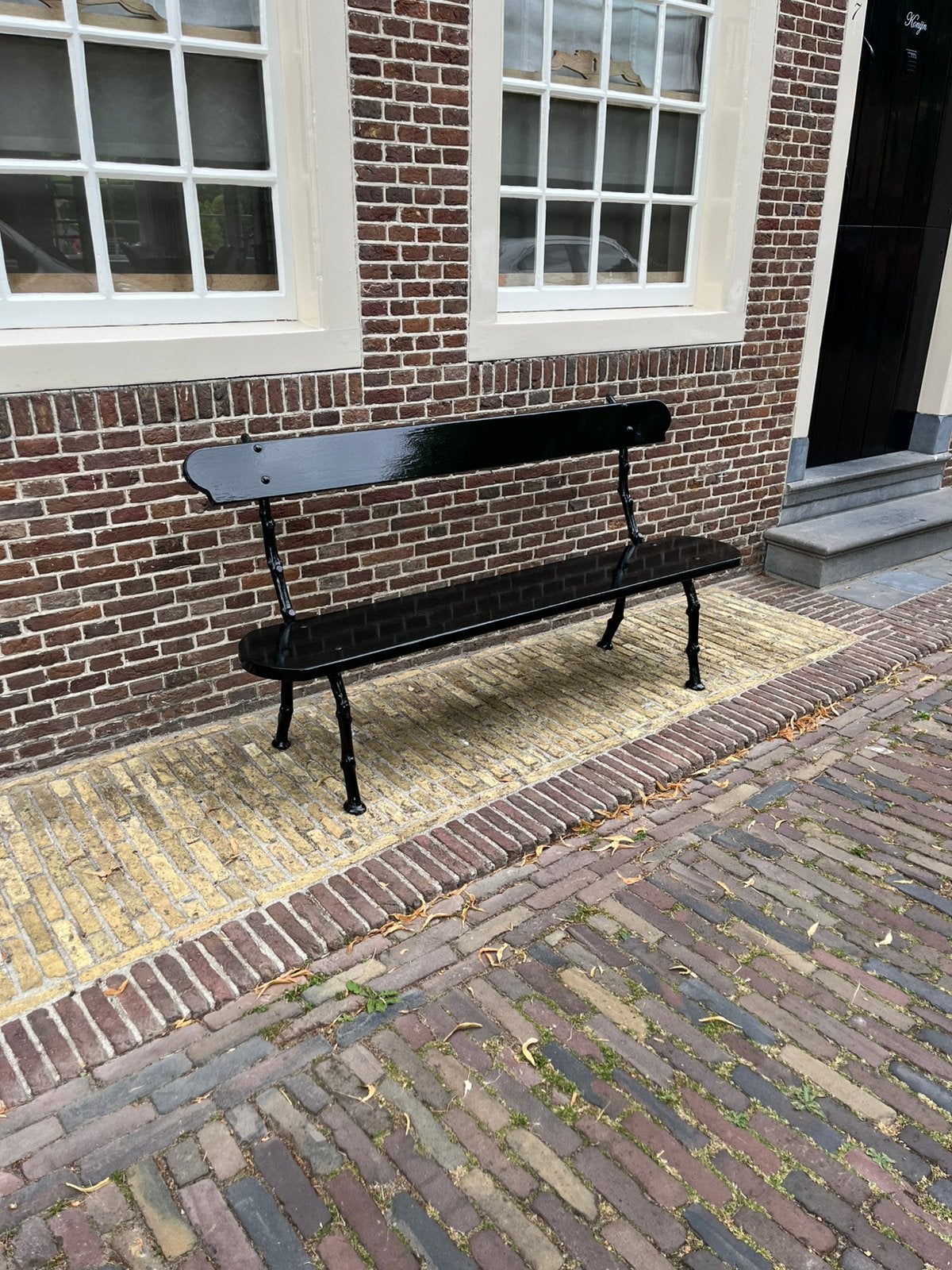 Antieke gietijzer tuinbank takkenbank zocherbank, Tuin en Terras, Tuinbanken, Ophalen of Verzenden, Zo goed als nieuw, Metaal
