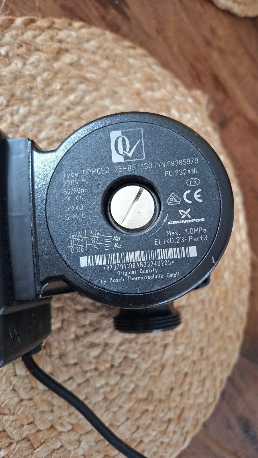 2x Grundfos upmgeo.  25-85-130, Minder dan 30 cm, Verzenden, Overige typen, Nieuw