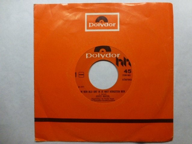 Joost Nuissl. Ik ben blij dat ik je niet vergeten ben./ De, Ophalen of Verzenden, Gebruikt, 7 inch, Nederlandstalig