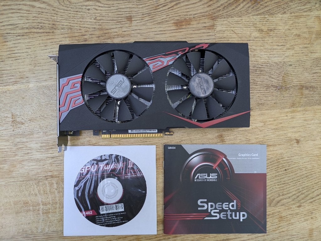 Asus Expedition Radeon RX 570 OC edition 4GB GDDR5, Computers en Software, Videokaarten, HDMI, PCI-Express 3, Gebruikt, AMD