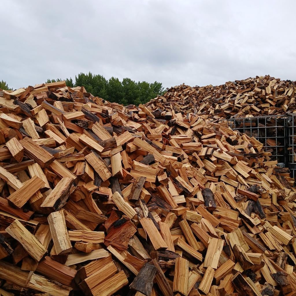 Haardhout, eik, es, beuk, hardhout AANBIEDING, Tuin en Terras, Haardhout, 6 m³ of meer, Ophalen, Eikenhout, Blokken