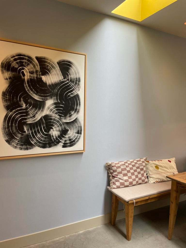 Behang lichtblauw hotel kwaliteit, Ophalen, Minder dan 10 m²