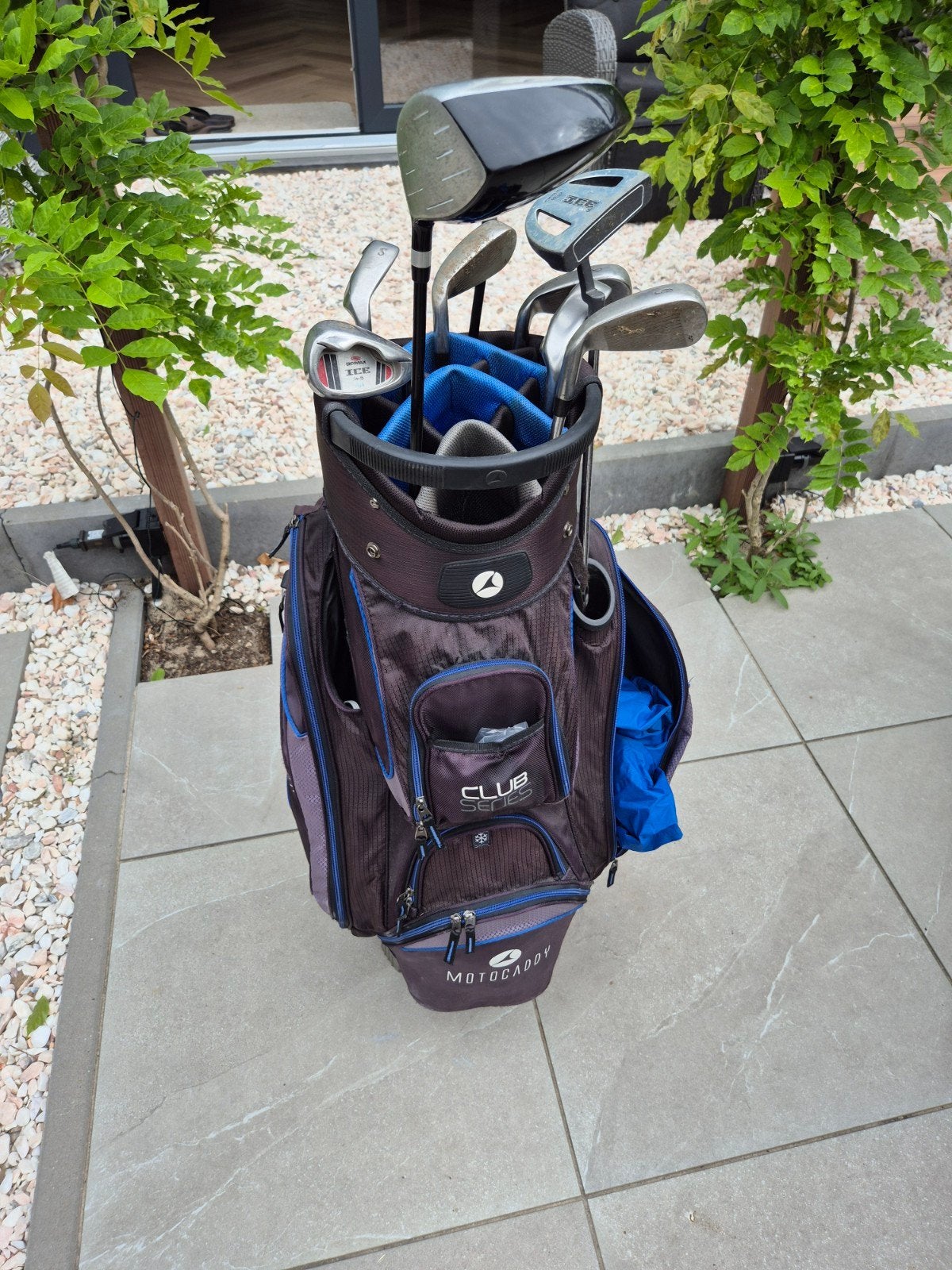 Complete Golfset met Motocaddy Tas en Accessoires, Sport en Fitness, Golf, Ophalen, Zo goed als nieuw, Set, Overige merken