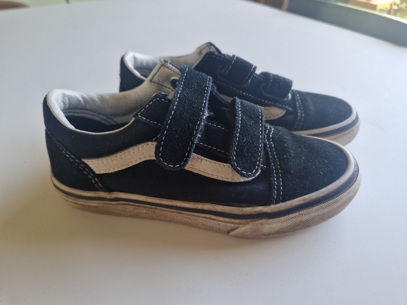 Vans Old Skool klittenband sneakers maat 31, Gebruikt, Vans, Jongen of Meisje, Schoenen