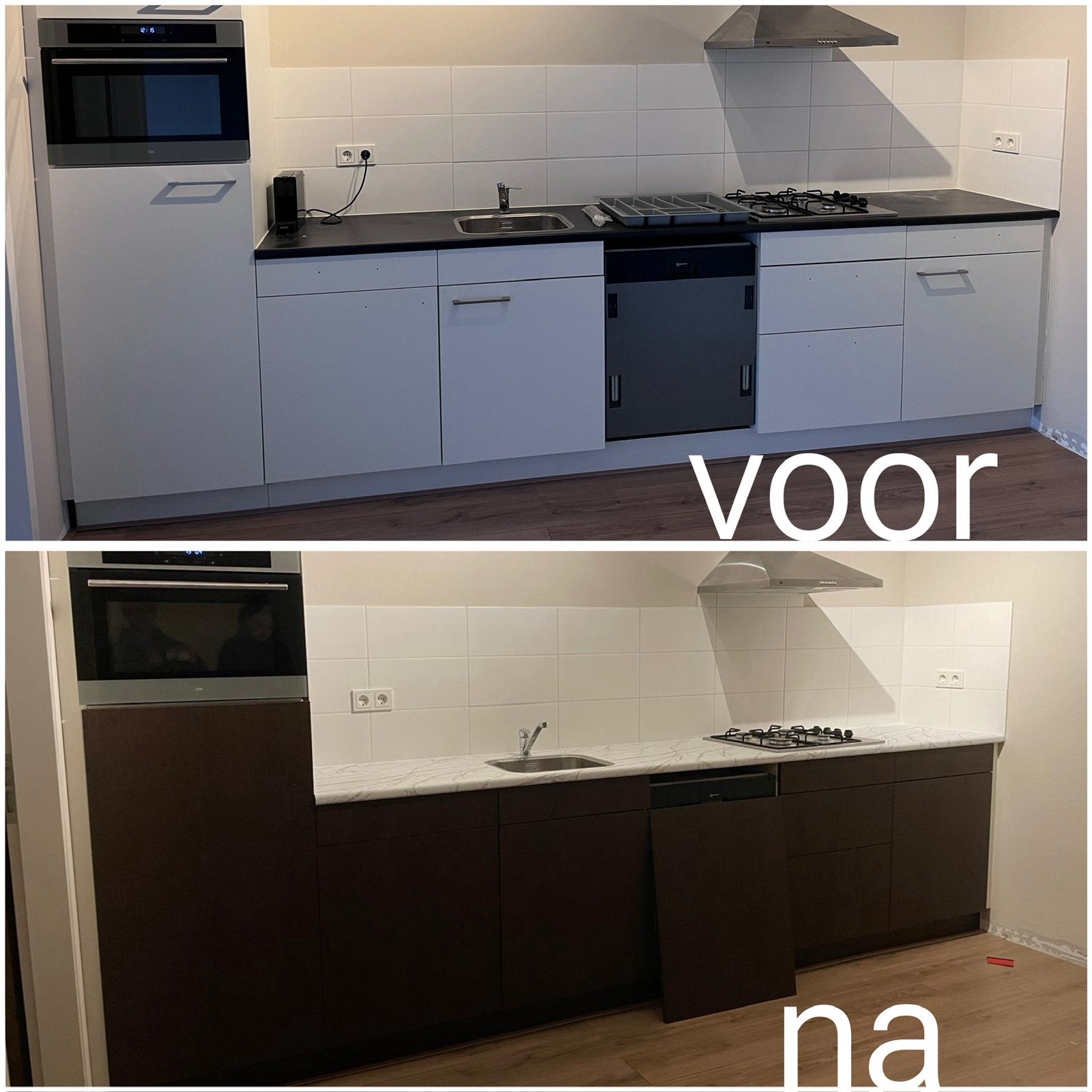 Keukenwrap, Ophalen, Zo goed als nieuw