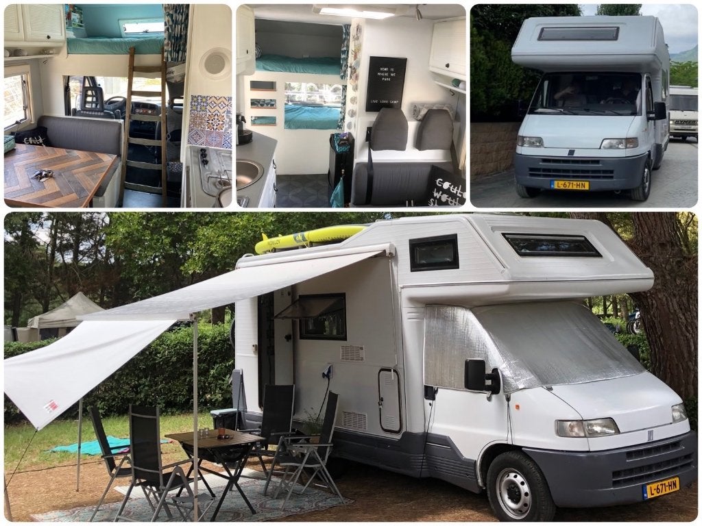 Camper | 4 vaste slaapplaatsen | Turbodiesel | luchtvering, Caravans en Kamperen, Campers, Luifel, Alkoof, Ringverwarming, Fiat