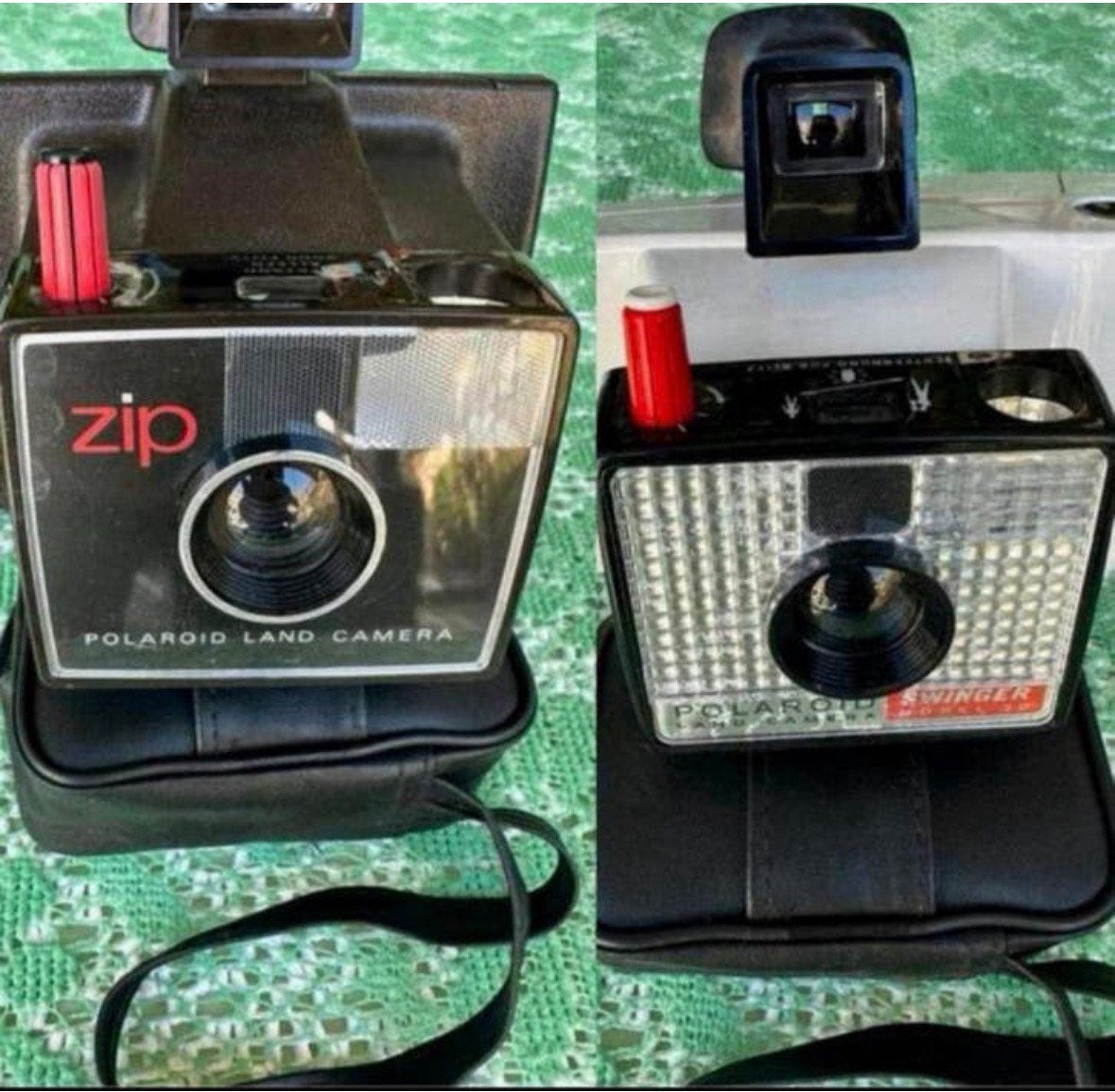 2X vintage Polaroid Camera ZIP & SWINGER  jaren ‘60, Ophalen of Verzenden, Gebruikt, Polaroid, Polaroid