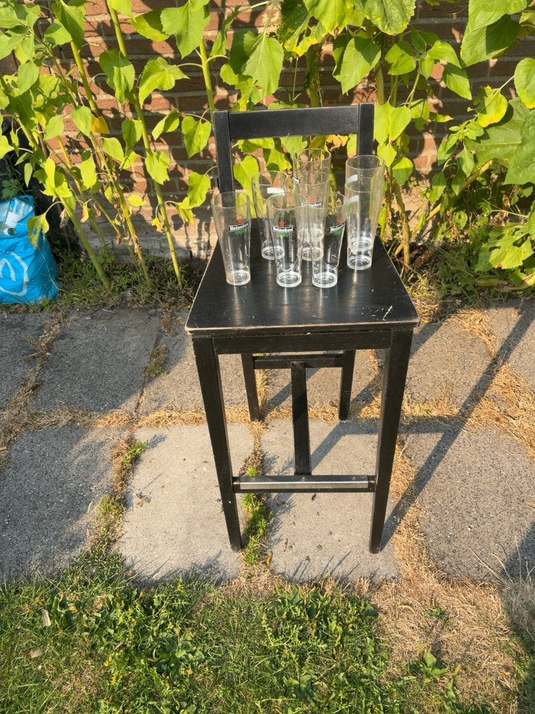 bier glazen harde kunstof bekers, Ophalen, Gebruikt, Bierglas