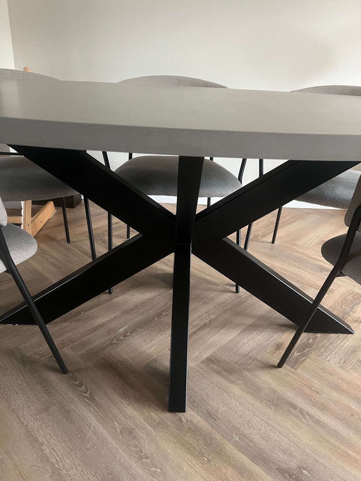 Maatwerk Eettafel Beton Kas20 - Zo goed als nieuw!, Huis en Inrichting, Tafels | Eettafels, Ophalen, 100 tot 150 cm, 200 cm of meer