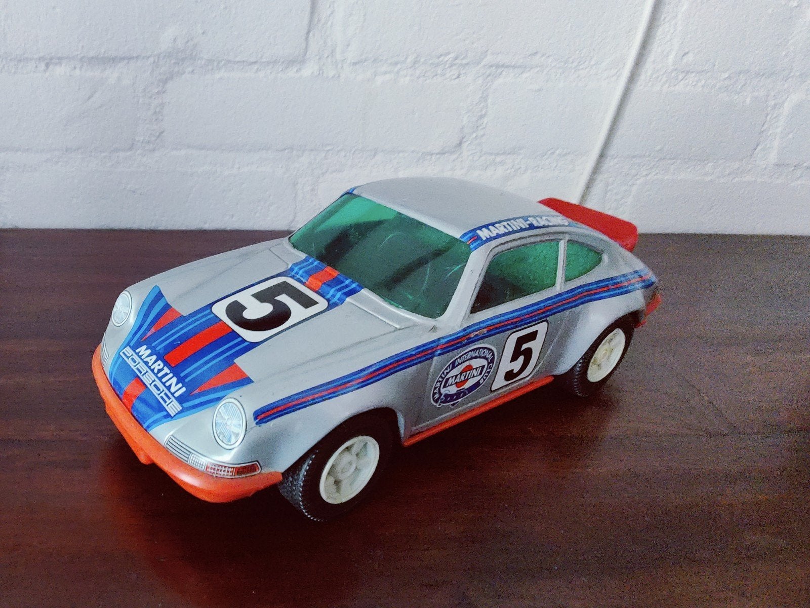 porsche 911 van Joustra groot model blik, Hobby en Vrije tijd, Ophalen of Verzenden, Gebruikt, Auto