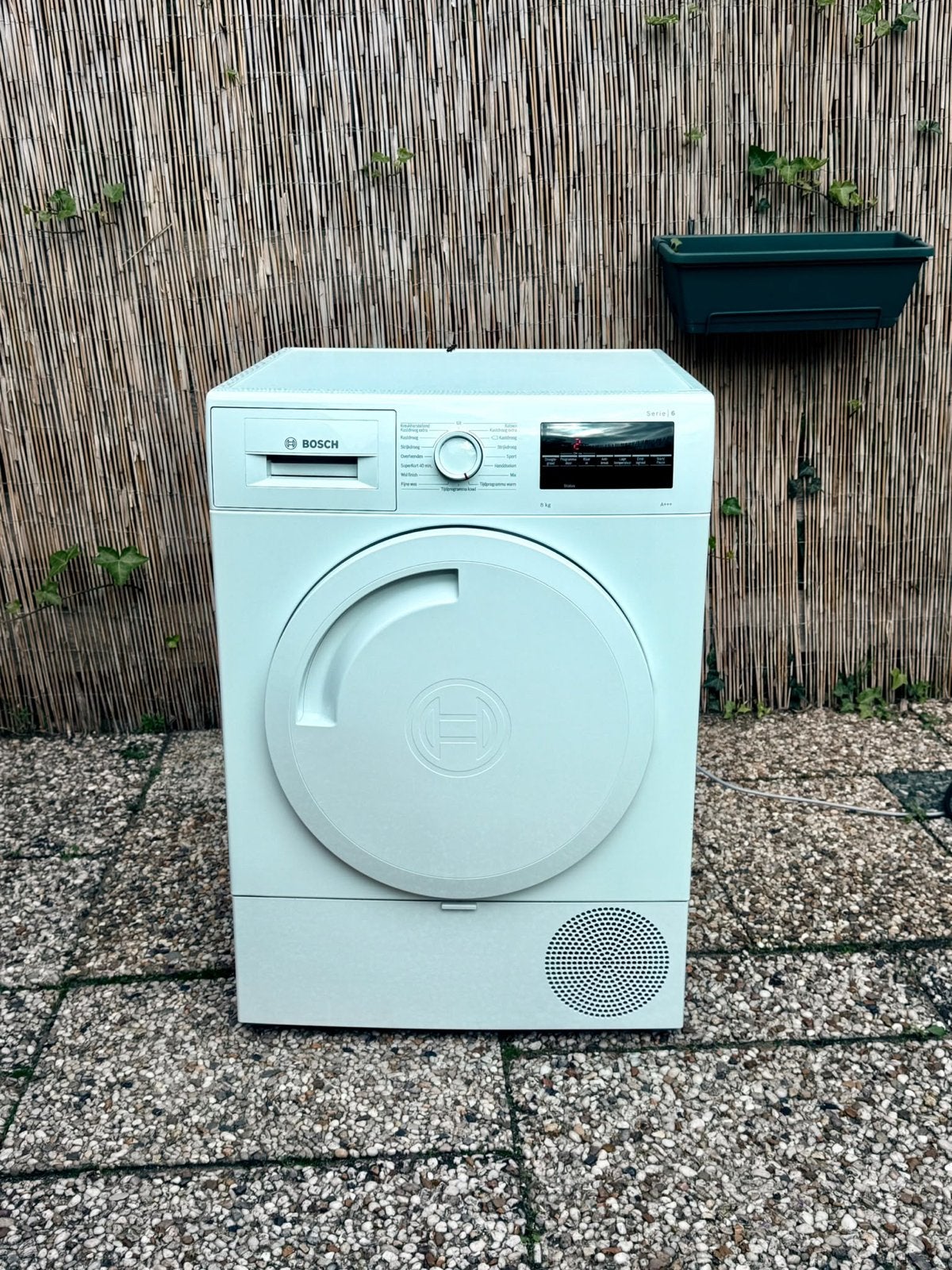 Bosch Serie 6 Condensdroger 8kg A+++, Ophalen, 8 tot 10 kg, Zo goed als nieuw, Voorlader