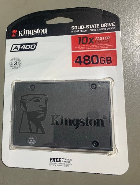 Kingston A400 SSD 480GB - Nieuw in ongeopende verpakking, Computers en Software, Intern, Nieuw, Ophalen of Verzenden, Desktop