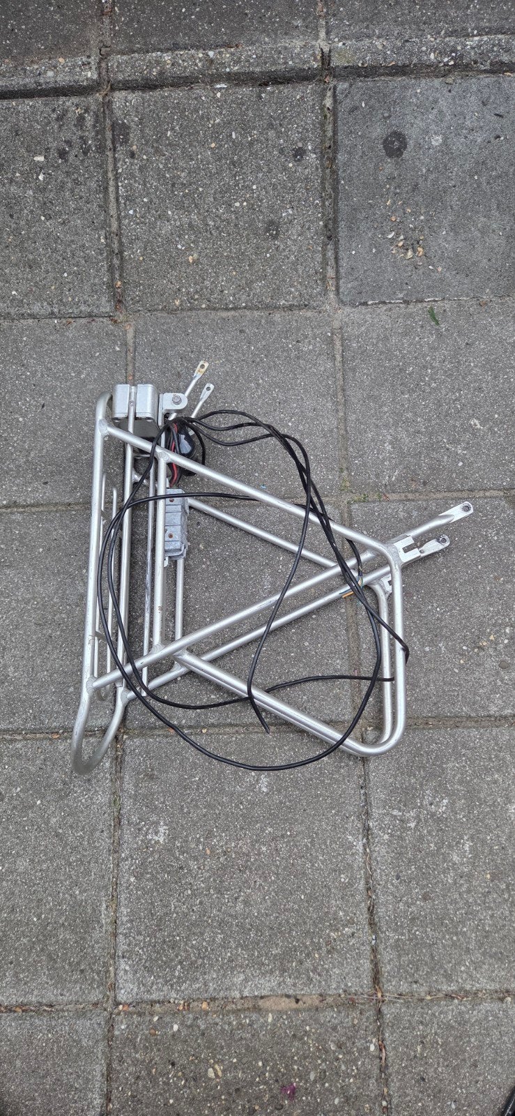 fiets bagagedrager, Ophalen