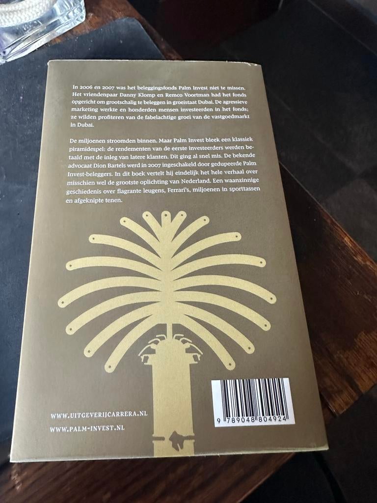 Palm Invest van Dion Bartels, Ophalen of Verzenden, Gelezen, Nederland