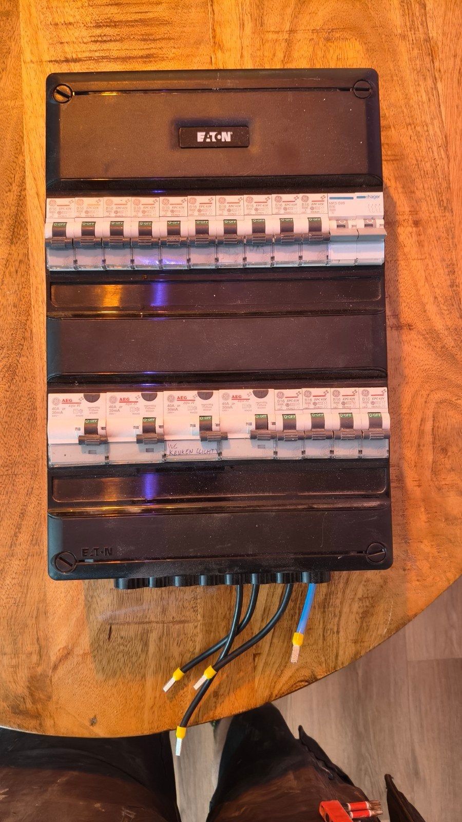 Eaton Groepenkast met AEG Automaten, Doe-het-zelf en Verbouw, Ophalen, Gebruikt, Eaton, Overige typen