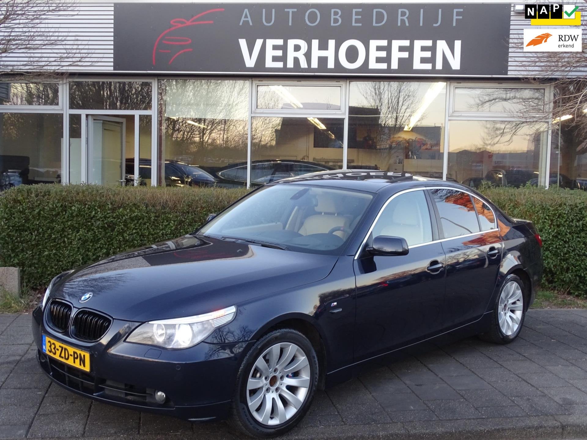 BMW 5-serie 540i High Executive - LEES TEKST - AUTOMAAT - PA, Automaat, Achterwielaandrijving, Gebruikt, Blauw