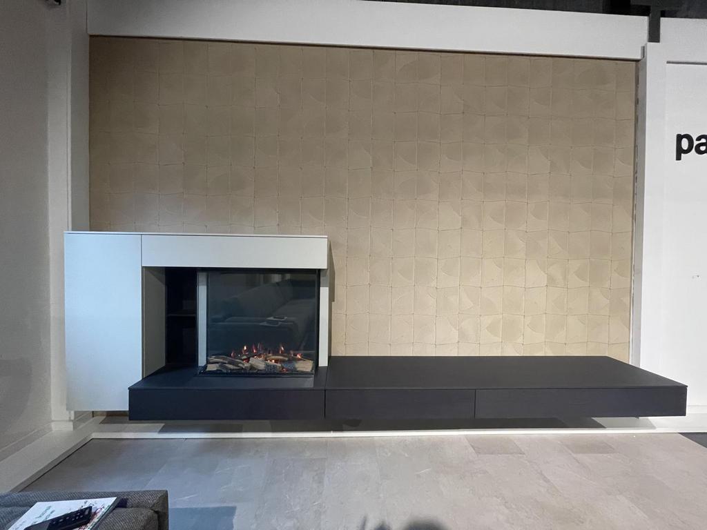 Showmodel Interstar 210 Wandkast Design Kast Tv meubel Haard, Nieuw, Ophalen of Verzenden, Minder dan 150 cm, Minder dan 100 cm
