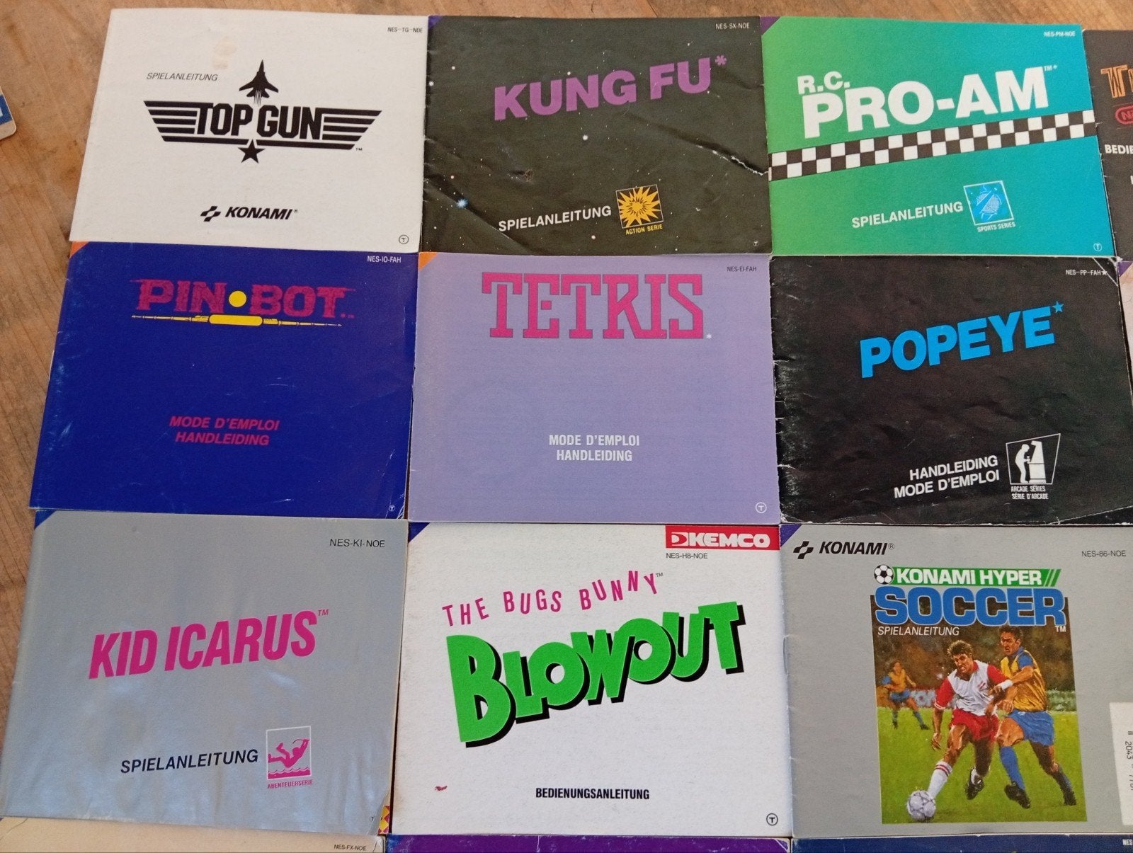 Verzameling Nintendo Nes Handleidingen/Boekjes/Manuals, Spelcomputers en Games, 1 speler, Ophalen of Verzenden, Vanaf 3 jaar