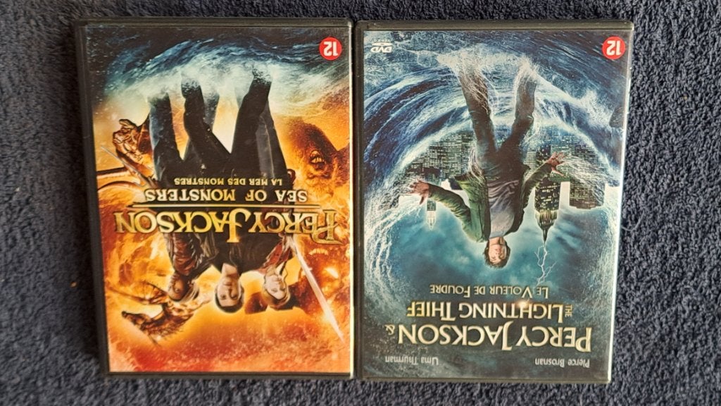 Percy Jackson 1 & 2, Vanaf 12 jaar, Ophalen of Verzenden, Zo goed als nieuw