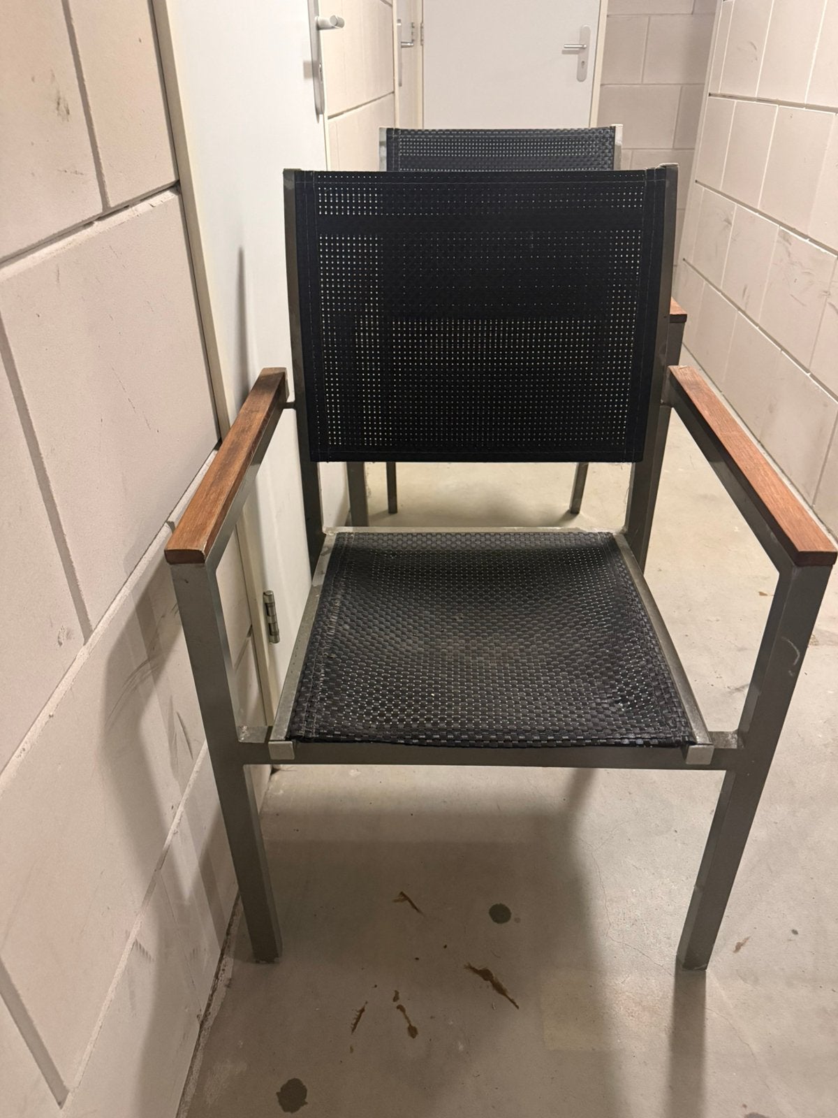 4x tuintafel stoelen, Tuin en Terras, Tuinstoelen, Ophalen, Zo goed als nieuw, Kunststof