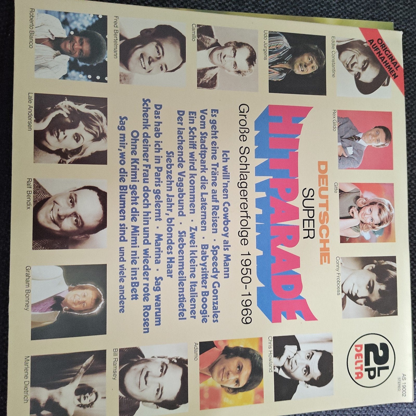 Deutsche Super Hitparade 1950-1969 Dubbel LP Vinyl, Cd's en Dvd's, Vinyl Singles, Gebruikt, Ophalen of Verzenden, Dubbel-LP, Pop