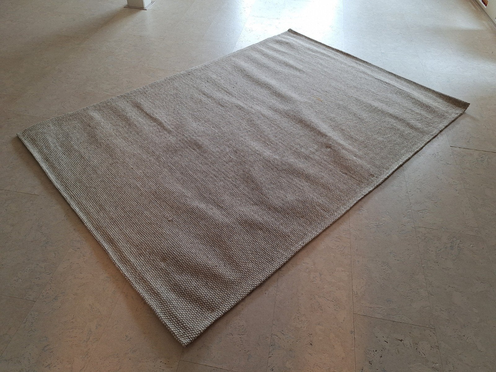 Vloerkleed beige 2 stuks, Ophalen, Beige, 150 tot 200 cm, 200 cm of meer
